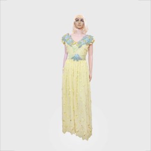 Embroidered Golden Blouza