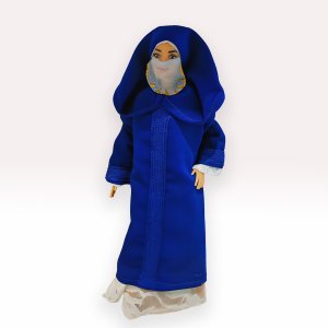Djellaba Doll with Hood and Veil (Litham)